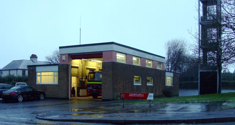 A photo of Brampton Fire Station