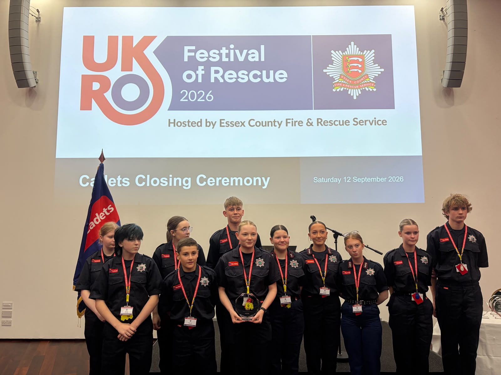 Fire Cadets at a national challenge