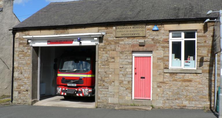 A photo of Alston Fire Station