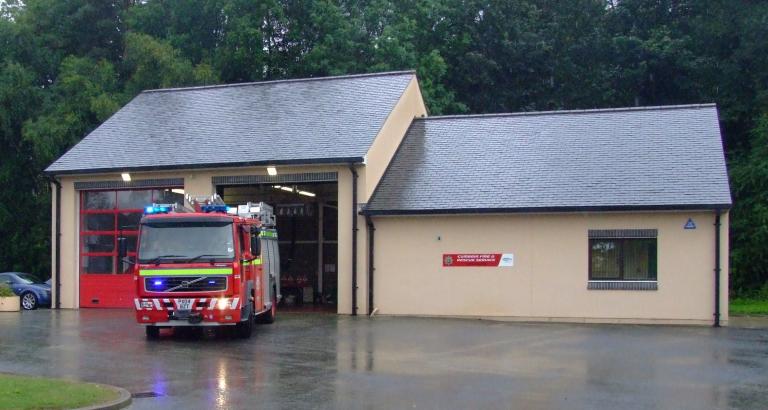 A photo of Cockermouth Fire Station