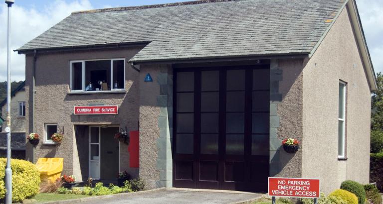 A photo of Coniston Fire Station
