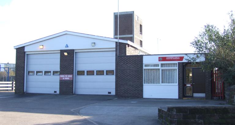 A photo of Maryport Fire Station