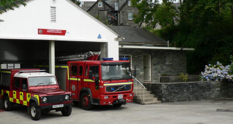 A photo of Windermere Fire Station