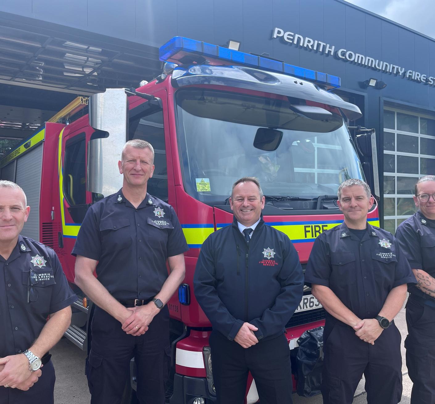 Members of Cumbria Fire & Rescue Service's senior leadership teamders
