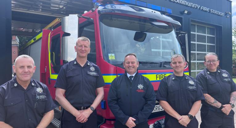 Members of Cumbria Fire & Rescue Service's senior leadership teamders