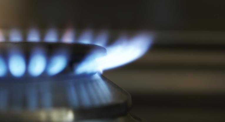 A lit hob